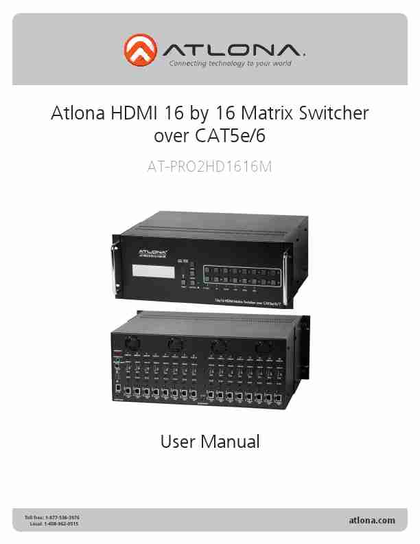 Atlona Switch AT-PRO2HD1616M-page_pdf